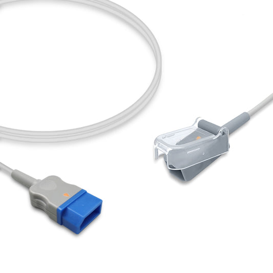 Northern Meditec SpO2 Adapter Cable 040.01.000166-00, 2.4m, use with Nellcor-Oxismart sensor, Reusable