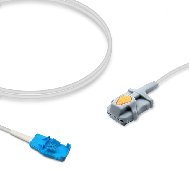 GE Healthcare SpO2 Sensor, Pediatric, Soft rubber, 1.0m, GE-Oxytip, Reusable