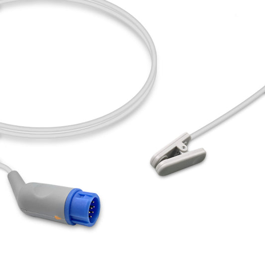 Philips SpO2 Sensor, Adult, Ear clip, 3.0m, Nellcor, Reusable