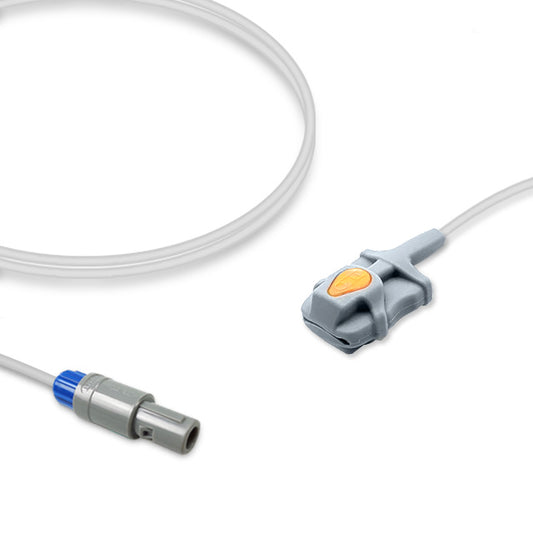 Goldway SpO2 Sensor, Pediatric, Soft rubber, 3.0m, Nellcor, Reusable