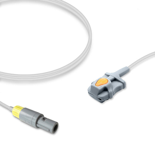 Goldway SpO2 Sensor, Pediatric, Soft rubber, 3.0m, Digital , Reusable