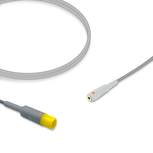 Biolight Temperature Adapter Cable, 3.0m, use with Philips disposable probes, Reusable