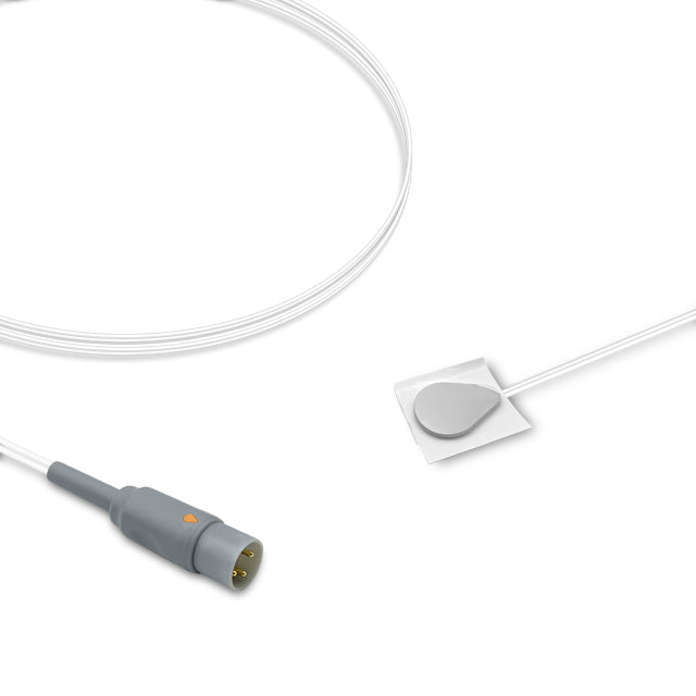 Air Shields Temperature Probe MU06933, Pediatric/Neonate, Skin surface, 1.5m, 0.9m, Disposable (Box of 25)