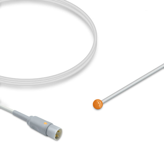 Air Shields Temperature Probe MU06951, Pediatric/Neonate, Skin surface, 1.5m, Reusable