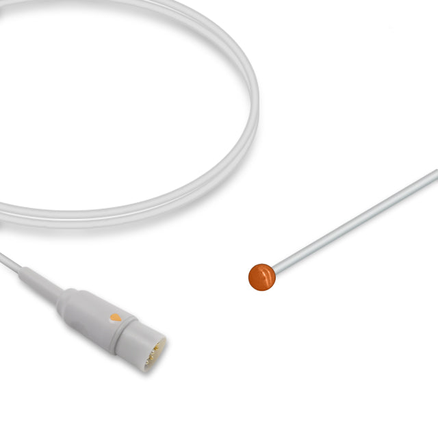 Air Shields Temperature Probe MU11225, Pediatric/Neonate, Skin surface, 1.5m, Reusable