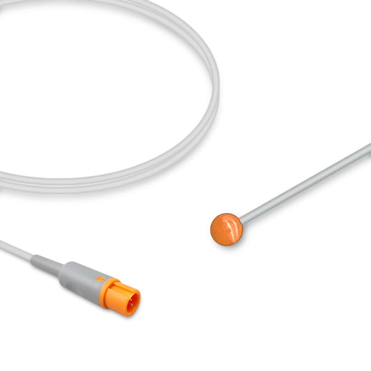 Edan Temperature Probe 01.15.040226-10, Adult, Skin surface, 3.0m, 400 series, Reusable