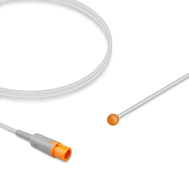 Edan Temperature Probe, Pediatric, Skin surface, 3.0m, Reusable