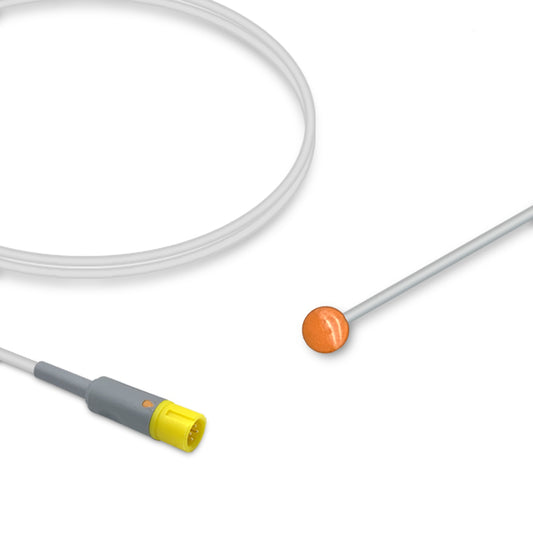 Mindray Temperature Probe 0011-30-37393, Adult, Skin surface, 3.0m, Reusable