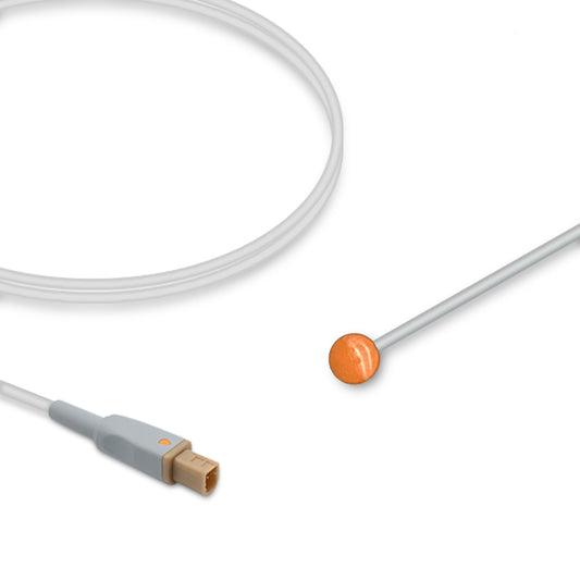 Datascope Temperature Probe 040-000057-00, Adult, Skin surface, 3.0m, Reusable