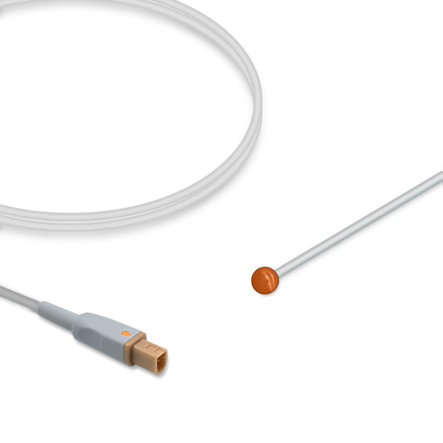 Datascope Temperature Probe 040-000058-00, Pediatric, Skin surface, 3.0m, Reusable