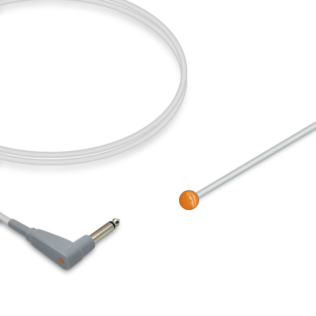 Temperature Probe, Pediatric, Skin surface, 3.0m, 10K Resistance, Reusable